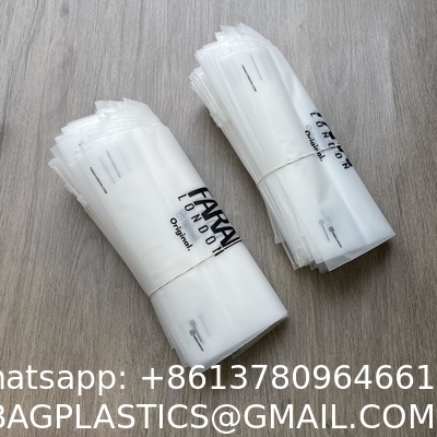 Custom Matte/Frosted Biodegradable Plastic Packaging Zipper Bags, T Shirt Swimwear Zip Lock Clothing Bags With Logo