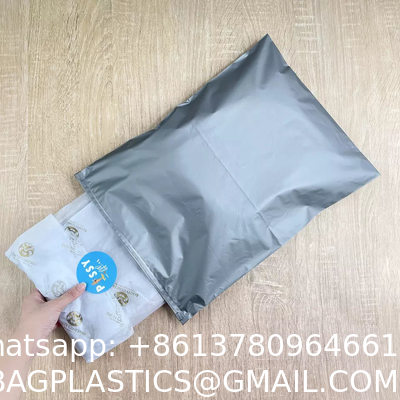 Custom Matte/Frosted Biodegradable Plastic Packaging Zipper Bags, T Shirt Swimwear Zip Lock Clothing Bags With Logo