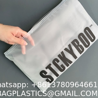 biodegradable, corn starch, sustainable Customized Logo Zip Lock Bag Matte Zip Bag Waterproof Plastic Packing Bag