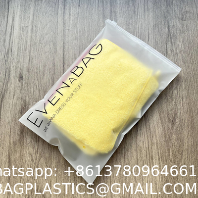 Frost Poly Zip Lock Swimwear Swimsuit Plastic Brief Boxers Underwear Package Custom Clothing Garment Clothes Packaging