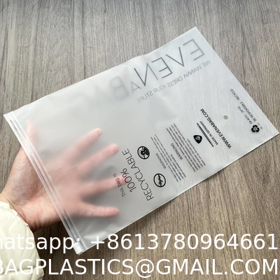 Frost Poly Zip Lock Swimwear Swimsuit Plastic Brief Boxers Underwear Package Custom Clothing Garment Clothes Packaging