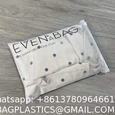 Frost Poly Zip Lock Swimwear Swimsuit Plastic Brief Boxers Underwear Package Custom Clothing Garment Clothes Packaging