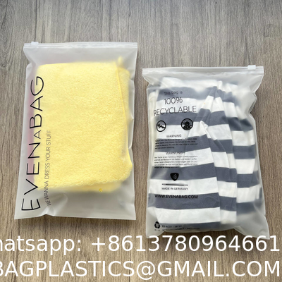 Frost Poly Zip Lock Swimwear Swimsuit Plastic Brief Boxers Underwear Package Custom Clothing Garment Clothes Packaging