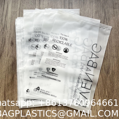 Frost Poly Zip Lock Swimwear Swimsuit Plastic Brief Boxers Underwear Package Custom Clothing Garment Clothes Packaging
