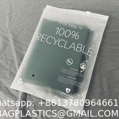 Frost Poly Zip Lock Swimwear Swimsuit Plastic Brief Boxers Underwear Package Custom Clothing Garment Clothes Packaging