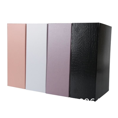 Luxury Customize Logo Printed Magnetic Gift Box With Ribbon Handle Folding Apparel Gift Box with Ribbon
