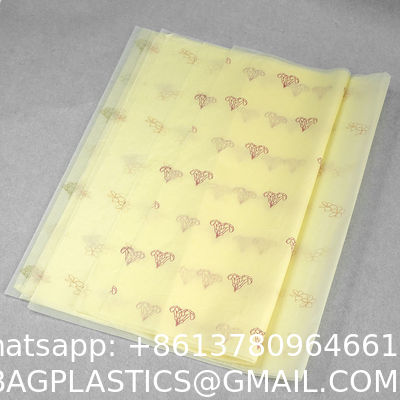 Eco Friendly Wholesale Packaging Custom Logo Printed Colored Flower Wrapping Paper 17gms Gift Tissue Paper