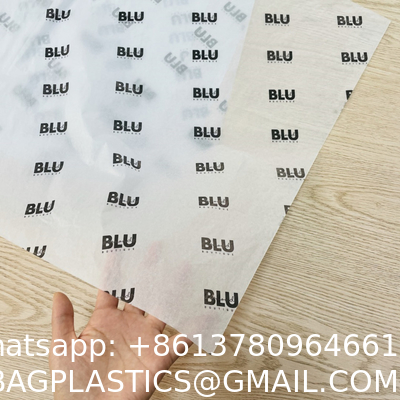 Eco Friendly Wholesale Packaging Custom Logo Printed Colored Flower Wrapping Paper 17gms Gift Tissue Paper