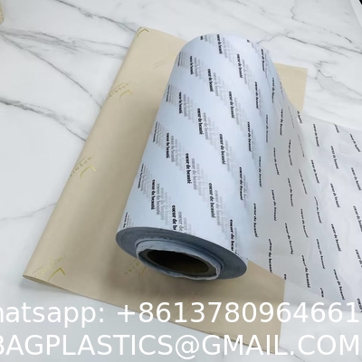 Eco Friendly Custom Logo Printed Warp Gift Paper Printed Wrapping Tissue Paper For Clothing Packing