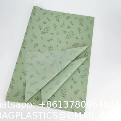 A Roll Of 50cm X 75cm Custom Logo Printed Tissue Paper / Gift Wrap / Wrapping Paper Sheets With Logo