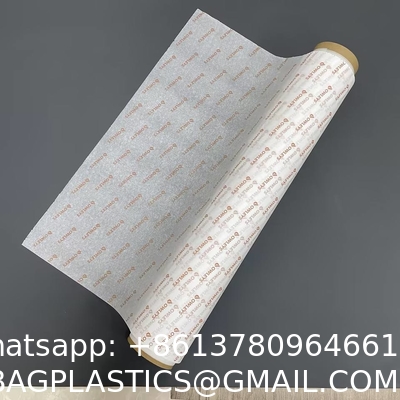 A Roll Of 50cm X 75cm Custom Logo Printed Tissue Paper / Gift Wrap / Wrapping Paper Sheets With Logo
