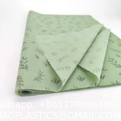 A Roll Of 50cm X 75cm Custom Logo Printed Tissue Paper / Gift Wrap / Wrapping Paper Sheets With Logo