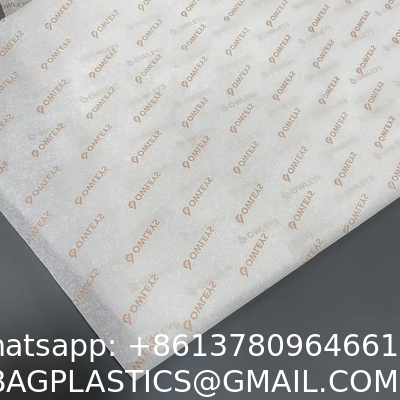 A Roll Of 50cm X 75cm Custom Logo Printed Tissue Paper / Gift Wrap / Wrapping Paper Sheets With Logo