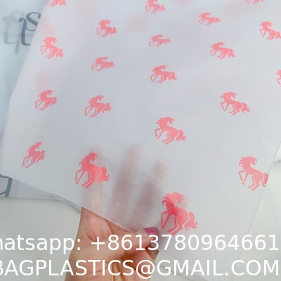 17g Tissue Paper Custom Printed Private Logo High Quality Tissue Paper For Clothing Packaging And Gift Wrapping Paper
