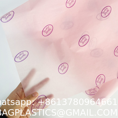17g Tissue Paper Custom Printed Private Logo High Quality Tissue Paper For Clothing Packaging And Gift Wrapping Paper