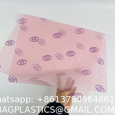 17g Tissue Paper Custom Printed Private Logo High Quality Tissue Paper For Clothing Packaging And Gift Wrapping Paper