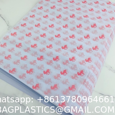 17g Tissue Paper Custom Printed Private Logo High Quality Tissue Paper For Clothing Packaging And Gift Wrapping Paper