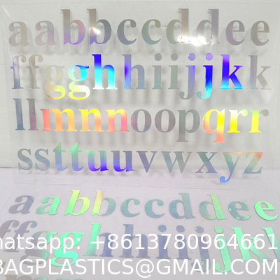 Customized Logo Made Label Holographic Sticker Rainbow Effect Custom Hologram Sticker