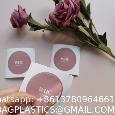 Luxury Customized Print Special Paper Labels Vinyl Clear Transparent Shiny Gold Foil Stamping Self Adhesive Labels