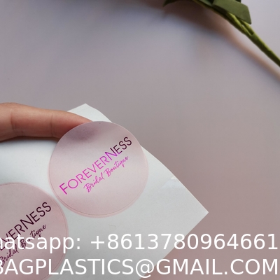 Luxury Customized Print Special Paper Labels Vinyl Clear Transparent Shiny Gold Foil Stamping Self Adhesive Labels
