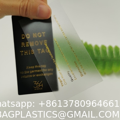 Wholesale Cloth Tag Gold Foil Printing Tag For Garment Jeans Customized Coated Paper Hangtag For Clothing Own Logo
