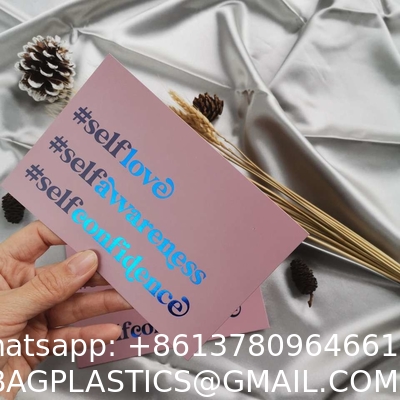 Wholesale Cloth Tag Gold Foil Printing Tag For Garment Jeans Customized Coated Paper Hangtag For Clothing Own Logo