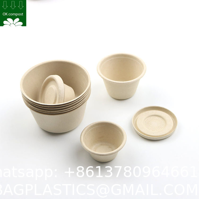 Custom Biodegradable Sugarcane Bagasse Pulp Fiber Fast Food Packing Paper Box Bio Degradable Takeaway To Go Container