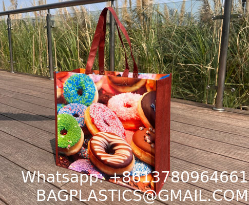 Hot Sale Personalized Logo Size Printed Eco Friendly Recyclable Reusable Grocery Portable REPT Bag Wholesale Cheap Reusable Eco pp Shopping Bag Non-woven Bag Oem Custom Gift Promotional Tote