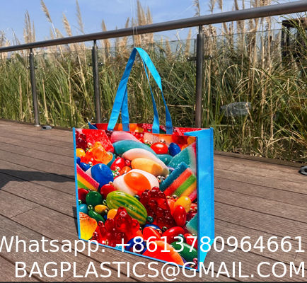 Hot Sale Personalized Logo Size Printed Eco Friendly Recyclable Reusable Grocery Portable REPT Bag Wholesale Cheap Reusable Eco pp Shopping Bag Non-woven Bag Oem Custom Gift Promotional Tote