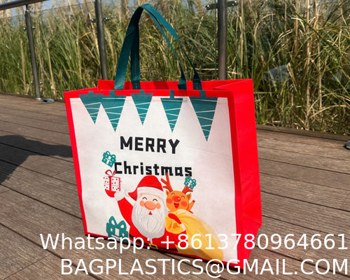 Manufacturer Factory Wholesale Eco Reusable RPET Tote Custom Logo Pattern Printing Portable Shopping Bag