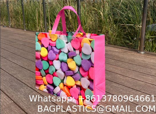 Reusable Polypropylene Packaging Laminated ECO PP Woven Bag Shopping Tote REPT PP Woven Bag With Custom Logo
