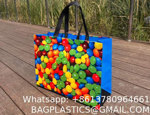 Reusable Polypropylene Packaging Laminated ECO PP Woven Bag Shopping Tote REPT PP Woven Bag With Custom Logo