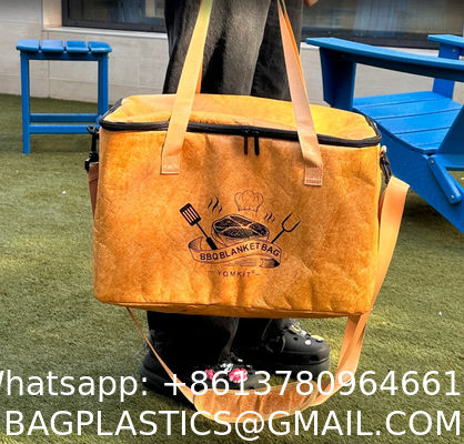Wholesale Customized Size Sturdy Waterproof Insulated Cooler Bag With Handle Resistant To Wear Tear Custom Logo Letter Pattern