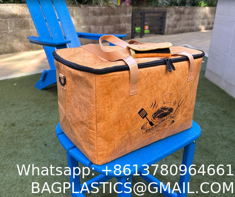 Wholesale Customized Size Sturdy Waterproof Insulated Cooler Bag With Handle Resistant To Wear Tear Custom Logo Letter Pattern