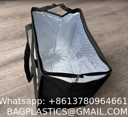Insulate Bag Pack Take Out Custom Logo Large Freezer Heavy Duty Insulated Restaurant Heated Food Delivery Bag Extra Large