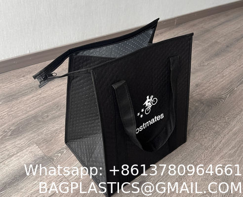 Insulate Bag Pack Take Out Custom Logo Large Freezer Heavy Duty Insulated Restaurant Heated Food Delivery Bag Extra Large