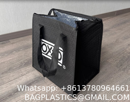 Insulate Bag Pack Take Out Custom Logo Large Freezer Heavy Duty Insulated Restaurant Heated Food Delivery Bag Extra Large