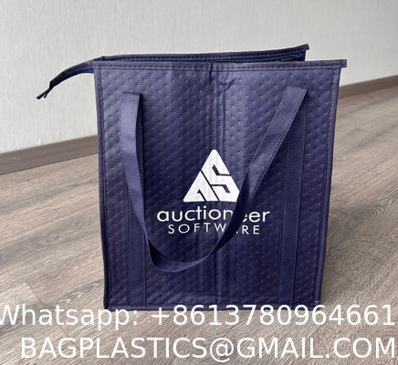 Custom Travel Camping Collapsible Reusable Large Capacity Insulated Insulate Tote Shopping Cooler Lunch Bag Bags For Grocer