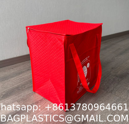 Custom Travel Camping Collapsible Reusable Large Capacity Insulated Insulate Tote Shopping Cooler Lunch Bag Bags For Grocer