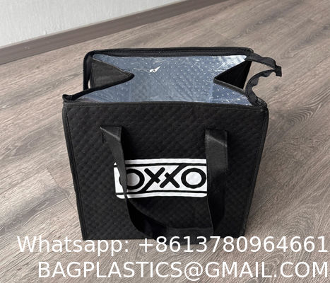 Custom Travel Camping Collapsible Reusable Large Capacity Insulated Insulate Tote Shopping Cooler Lunch Bag Bags For Grocer