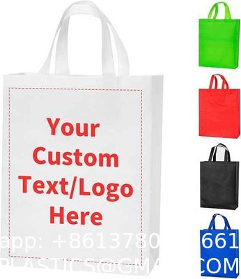 Custom Printing Non Woven Shopping Bag Hot Sale Eco Friendly Reusable Non Woven Tote Bag Wholesale Non-Woven Grocery Carry Bag
