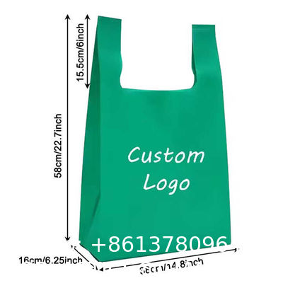 Custom Logo Retail Biodegradable Grocery Reusable Shopping Tote T-Shirt Plastic Corn Starch Vest To Go Poly Bag Supermarket