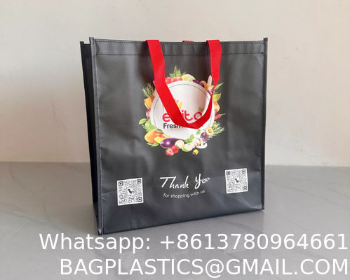 Printed Eco Grocery Printable Gift Reusable Recycled Non-Woven Laminate Promotional Custom Non Woven Shopping Tote Bag With Logo