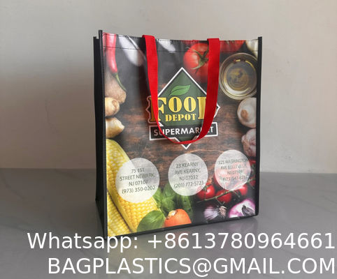 Printed Eco Grocery Printable Gift Reusable Recycled Non-Woven Laminate Promotional Custom Non Woven Shopping Tote Bag With Logo