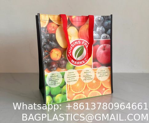 Printed Eco Grocery Printable Gift Reusable Recycled Non-Woven Laminate Promotional Custom Non Woven Shopping Tote Bag With Logo