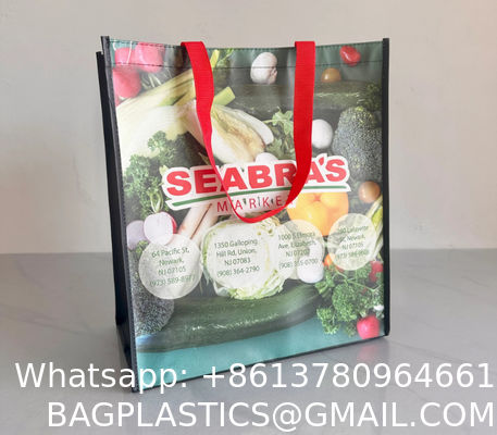 Printed Eco Grocery Printable Gift Reusable Recycled Non-Woven Laminate Promotional Custom Non Woven Shopping Tote Bag With Logo
