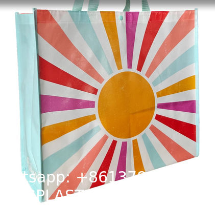 Eco Friendly Recycle Reusable Non-Woven Bag Pp Laminated Non Woven Grocery Bag Fabric Shopping Bags For Shop