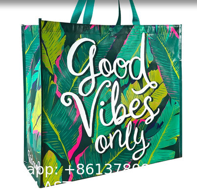 Eco Friendly Recycle Reusable Non-Woven Bag Pp Laminated Non Woven Grocery Bag Fabric Shopping Bags For Shop