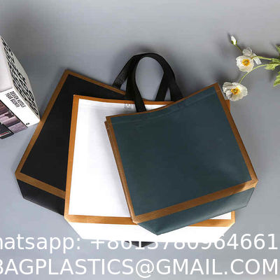 Large Capacity Fabric Shopping Bags Folding Eco-Friendly Tuff Stength Tote Bags Reusable DIY Shoulder Bag Grocery Handbag Beige White