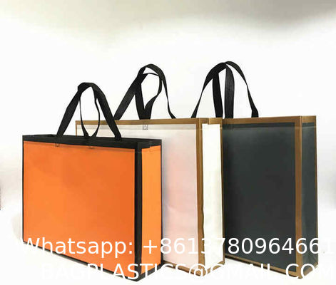 Large Capacity Fabric Shopping Bags Folding Eco-Friendly Tuff Stength Tote Bags Reusable DIY Shoulder Bag Grocery Handbag Beige White